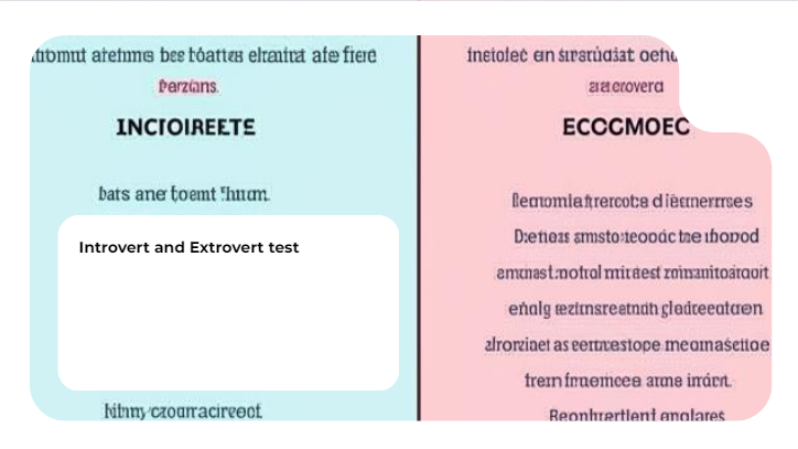 [Презентация] Introvert and Extrovert test