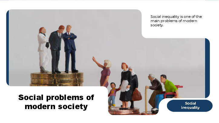 [Презентация] Social problems of modern society