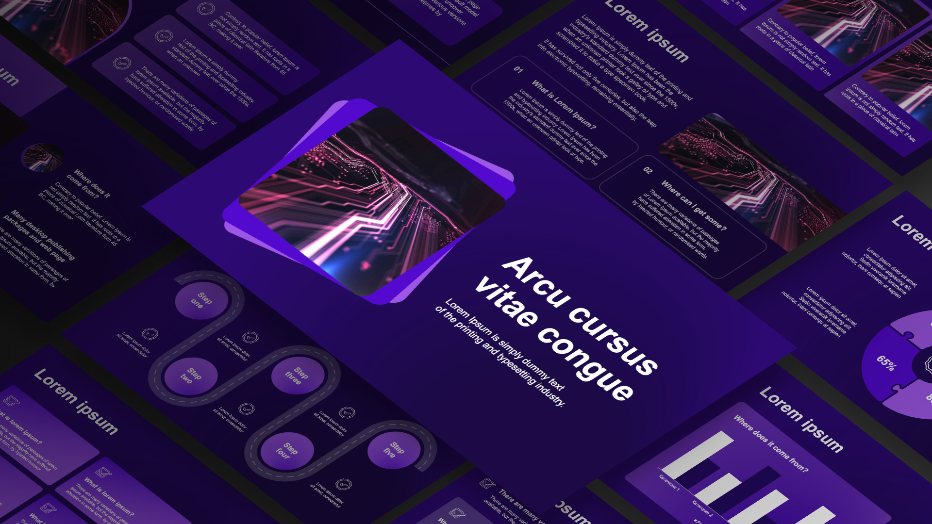 Presentation-template-Purple
